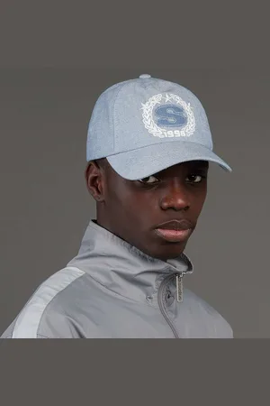 SNIPES S Emblem Denim Cap Unisex Casquettes Taille ONE SIZE Accessoires