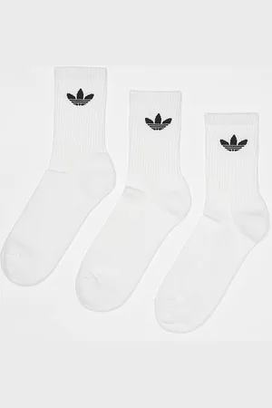 adidas Adicolor Trefoil Crew Socks (3 Pack) Unisex Chaussettes Taille 37-39 Vêtements