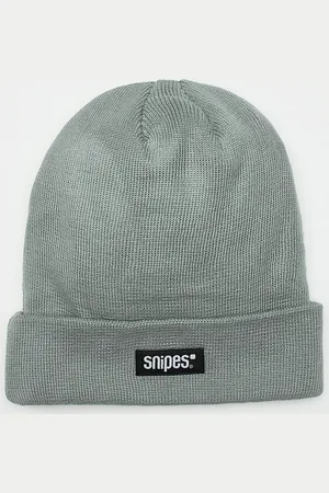 SNIPES Woven Basic Logo Beanie Unisex Bonnets Taille ONE SIZE Accessoires