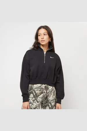 Nike Sportswear Phoenix Fleece Oversized Quarterzip Cropped Sweatshirt Femme Hoodies & Sweatshirts Taille XS Vêtements