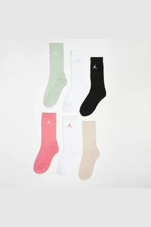 Jordan 6 PACK - Everyday Essentials Crew Socks Unisex Chaussettes Taille 7Y-9Y Vêtements