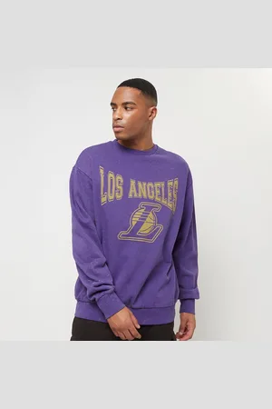 New Era NBA Washed Crew Los Angeles Lakers Homme Hoodies & Sweatshirts Taille S Vêtements