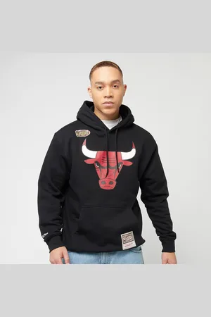 Mitchell & Ness NBA Chicago Bulls Logo Hoody Homme Hoodies Sweatshirts Taille S Vêtements