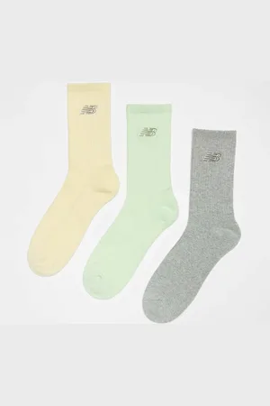 New Balance 3 PACK - Solid Midcalf Embroidery Logo Socks Unisex Chaussettes Taille 35-38 Vêtements