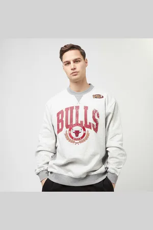 Mitchell & Ness NBA Premium Fleece Crew Chicago Bulls Homme Hoodies Sweatshirts Taille S Vêtements