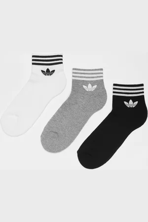 adidas Chaussettes adicolor Trefoil Ankle (3 Pack) Unisex Taille 39-42 Vêtements