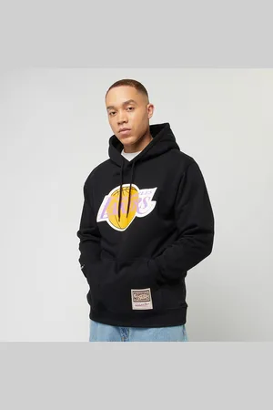 Mitchell & Ness NBA Los Angeles Lakers Logo Hoody Homme Hoodies Sweatshirts Taille S Vêtements
