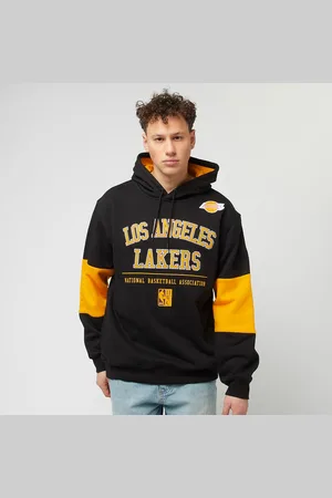 Mitchell & Ness Retro Fleece Hoodie Vintage Los Angeles Lakers Homme Hoodies Sweatshirts Taille S Vêtements