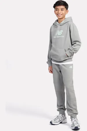 New Balance French Terry Stacked Logo Hoodie Unisex Hoodies & Sweatshirts Taille 134 Vêtements