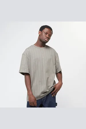Karl Kani Small Signature Logo Pinstripe Homme T-Shirts & Polos Taille XS Vêtements