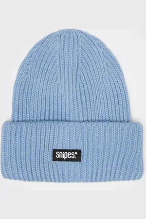 SNIPES Woven Logo Knit Beanie Unisex Bonnets Taille ONE SIZE Accessoires