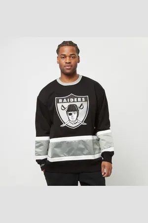 Mitchell & Ness NFL Satin Insert Fleece Crew Oakland Raiders Homme Hoodies Sweatshirts Taille S Vêtements