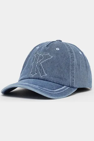Karl Kani Embroidery Denim Baseball Cap Vintage Unisex Casquettes Taille ONE SIZE Accessoires