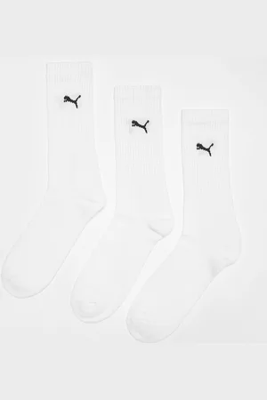 PUMA 3 PACK - Regular Cushioned Crew Socks Homme Chaussettes Taille 35-38 Vêtements