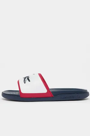Lacoste Serve Slide Dual 1252CMA Homme Casquettes & Sandales Taille 39.5 Chaussures