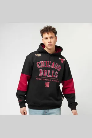 Mitchell & Ness Retro Fleece Hoodie Vintage Chicago Bulls Homme Hoodies Sweatshirts Taille S Vêtements