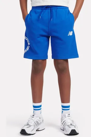 New Balance Circular Logo Graphic Short Unisex Shorts de sport Taille 134 Vêtements