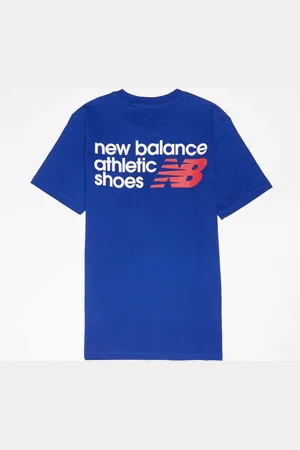 New Balance Athletics Shoes Back Graphic Tee Unisex T-Shirts & Polos Taille 134 Vêtements