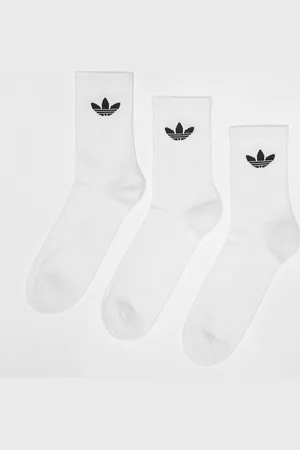 adidas 6 PACK - Trefoil Cushion Crew Socks Unisex Chaussettes Taille 37-39 Vêtements