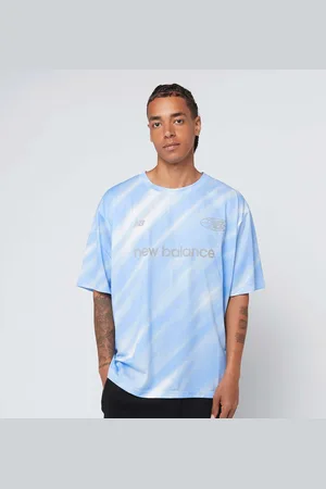 New Balance Geometric Poly Tee Homme T-Shirts & Polos Taille S Vêtements