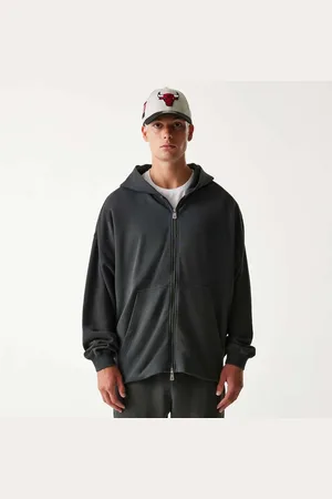 New Era NBA Washed Full Zip Chicago Bulls Homme Hoodies & Sweatshirts Taille S Vêtements