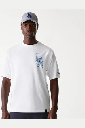 New Era MLB Los Angeles Dodgers Floral Graphic Oversized Tee Homme T-Shirts & Polos Taille S Vêtements