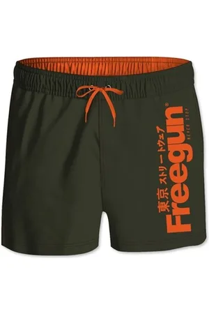 Maillot De Bain Freegun Enfant - Boxer Élastique - 86% Polyamide/14% Elasthanne - Pour Piscine