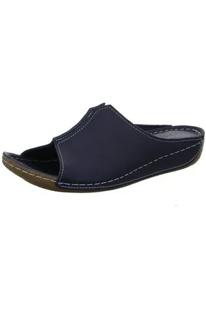 Andrea Conti Pantoufles pour Femme Mocassin, Anthracite, 36 EU