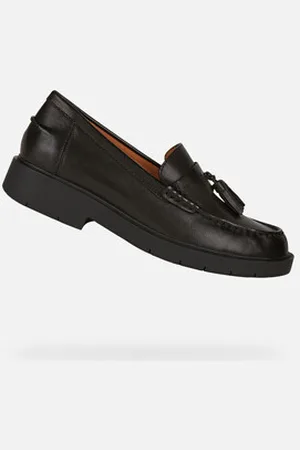 Mocassins Geox Spherica B - Femme - Cuir Souple - Semelle Caoutchouc