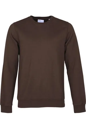 Colorful Standard Sweatshirt col rond Classic Organic coffee brown