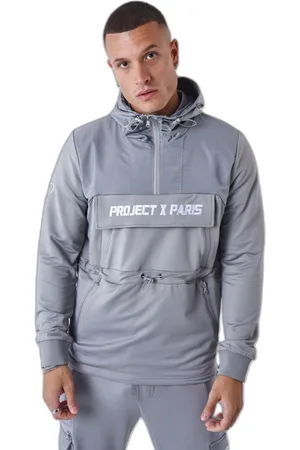 Project X Paris Sweatshirt à capuche style coupe vent
