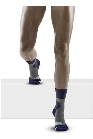 CEP Compression Chaussettes de compression mi-mollets de randonnée en mérinos femme