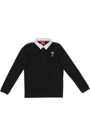 macron Polo manches longues enfant Pays de Galles Rugby XV Merch CA LF