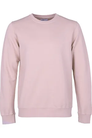 Colorful Standard Sweatshirt col rond Classic Organic faded pink