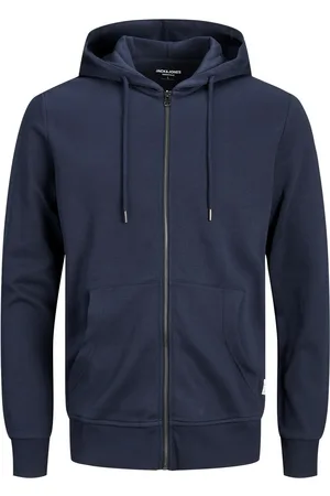JACK & JONES Sweatshirt à capuche Basic zippé