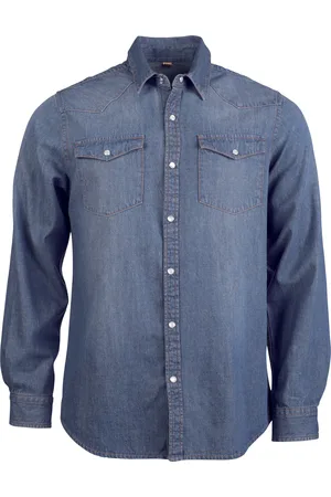Kariban Chemise manches longues Denim