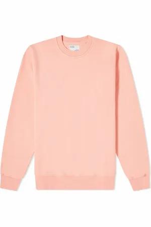 Colorful Standard Sweatshirt col rond Classic Organic bright coral