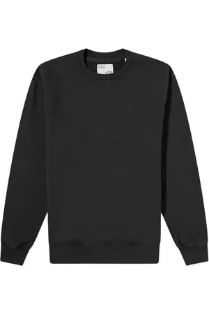 Colorful Standard Sweatshirt col rond Classic Organic deep black