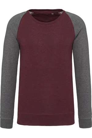 Kariban Sweatshirt col rond bicolore Manches Raglan