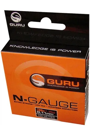 Guru Ligne nylon pour bas de ligne N-Gauge (0,11mm – 0m)