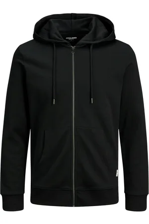 JACK & JONES Sweatshirt à capuche Basic zippé