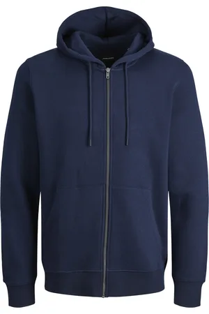 JACK & JONES Sweatshirt à capuche zippé grande taille Jjebradley