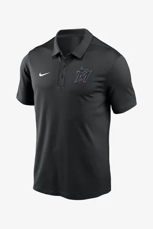 Nike Polo Miami Marlins Team Agility Logo Franchise