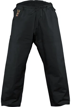 DanRho Pantalon de kimono coupe standard Judo Kano Schwarz