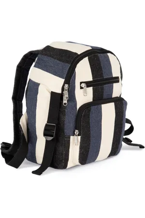 Kimood Sac à dos recyclé motif rayé