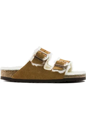 Birkenstock Sandales Arizona Vl Mink Lammfell