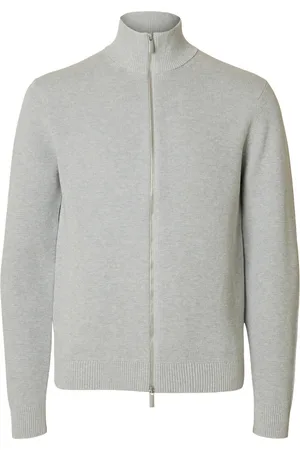 SELECTED Pull tricot zippé Dane