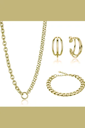 ISABELLA FORD Ensemble collier bracelet et boucles d