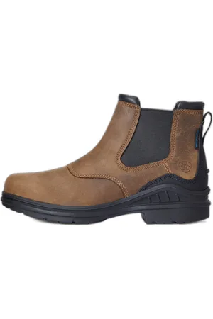 Ariat Bottines imperméable Barnyard Twin Gore Ii Antq Brn .5/11.5 D