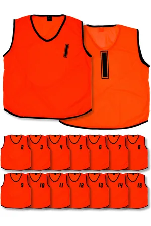 Precision Chasuble en maille numérotés de 1 à 15 (x15)
